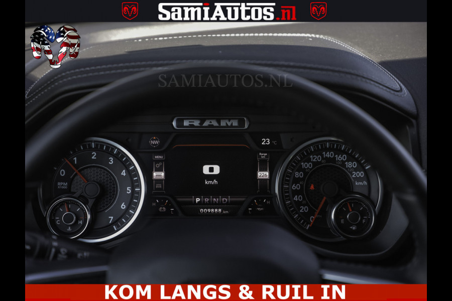 Dodge Ram SPORT V8 5.7 402PK | Krachtige Hemi | Panorama Dak | 12' Scherm Comfortabele Dubbele Cabine met Royale 5 Zitplaatsen | NIEUW EN BPM vrij | Nu Leverbaar uit Voorraad | Nr 2529 - 1277 |