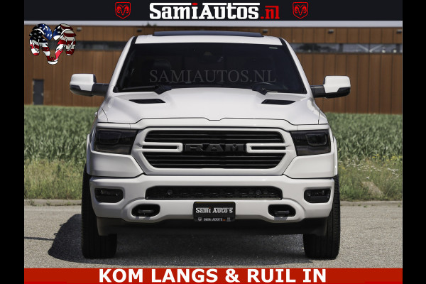 Dodge Ram SPORT V8 5.7 402PK | Krachtige Hemi | Panorama Dak | 12' Scherm Comfortabele Dubbele Cabine met Royale 5 Zitplaatsen | NIEUW EN BPM vrij | Nu Leverbaar uit Voorraad | Nr 2529 - 1277 |