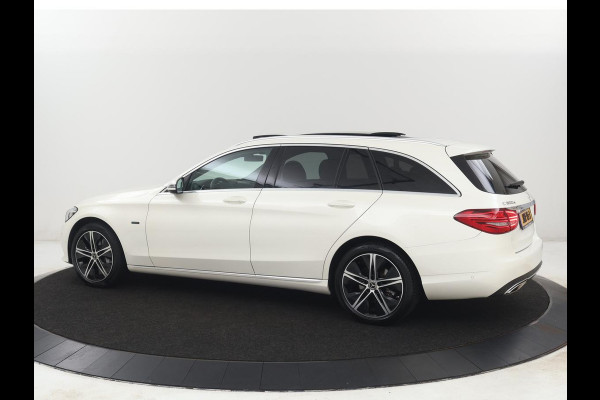 Mercedes-Benz C-Klasse Estate 300 e Business Solution AMG Limited | Panoramadak | Leder Exclusief | Burmester Surround | Stoelverwarming | Camera | Carplay | Dodehoek detectie | Navigatie | Full LED