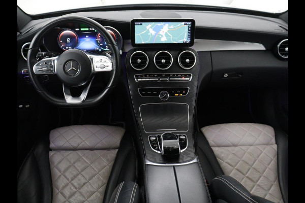 Mercedes-Benz C-Klasse Estate 300 e Business Solution AMG Limited | Panoramadak | Leder Exclusief | Burmester Surround | Stoelverwarming | Camera | Carplay | Dodehoek detectie | Navigatie | Full LED