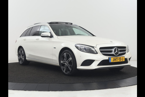 Mercedes-Benz C-Klasse Estate 300 e Business Solution AMG Limited | Panoramadak | Leder Exclusief | Burmester Surround | Stoelverwarming | Camera | Carplay | Dodehoek detectie | Navigatie | Full LED