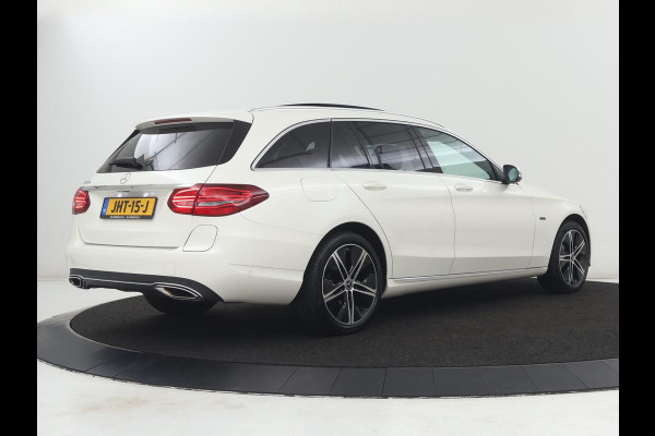 Mercedes-Benz C-Klasse Estate 300 e Business Solution AMG Limited | Panoramadak | Leder Exclusief | Burmester Surround | Stoelverwarming | Camera | Carplay | Dodehoek detectie | Navigatie | Full LED