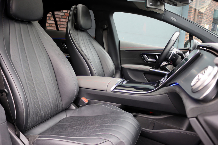 Mercedes-Benz EQS 450+ AMG Line Premium+ 108 kWh | SoH 98,58% | Luchtvering | Achterasbesturing | Distronic+ | Burmester | Stoelventilatie | Massage | Digital Light | Panoramadak | HUD | Verwarmd Stuurwiel |