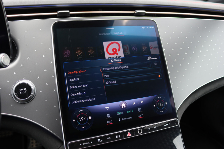 Mercedes-Benz EQS 450+ AMG Line Premium+ 108 kWh | SoH 98,58% | Luchtvering | Achterasbesturing | Distronic+ | Burmester | Stoelventilatie | Massage | Digital Light | Panoramadak | HUD | Verwarmd Stuurwiel |
