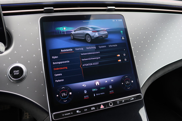 Mercedes-Benz EQS 450+ AMG Line Premium+ 108 kWh | SoH 98,58% | Luchtvering | Achterasbesturing | Distronic+ | Burmester | Stoelventilatie | Massage | Digital Light | Panoramadak | HUD | Verwarmd Stuurwiel |