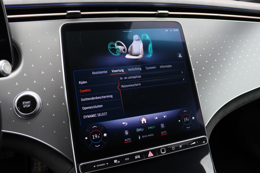 Mercedes-Benz EQS 450+ AMG Line Premium+ 108 kWh | SoH 98,58% | Luchtvering | Achterasbesturing | Distronic+ | Burmester | Stoelventilatie | Massage | Digital Light | Panoramadak | HUD | Verwarmd Stuurwiel |