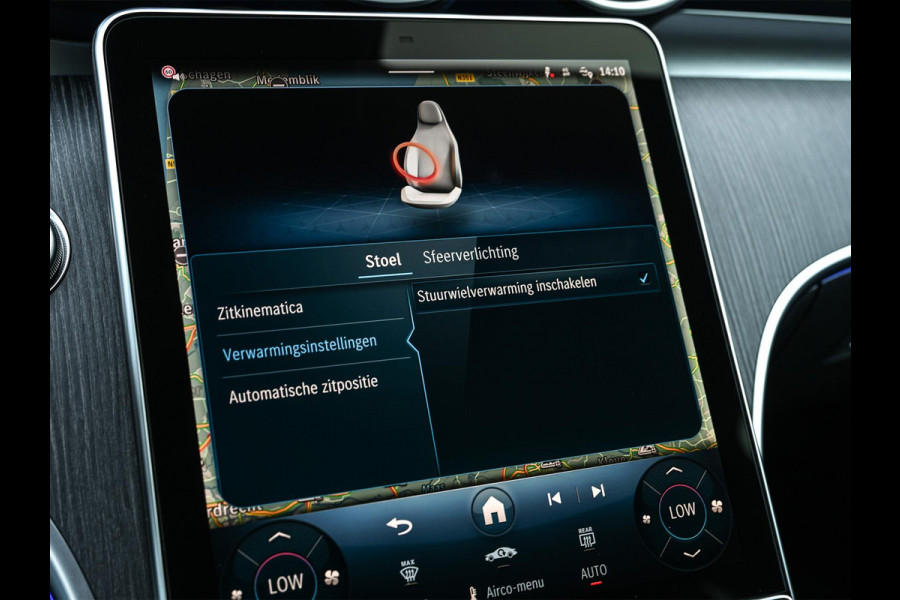 Mercedes-Benz C-Klasse Estate 300 e Business Solution AMG | NL-Auto | Panoramadak | 360 Camera | Burmester | Night-Pakket | Memory Seats | Head-Up | ACC | Ambiance Interieur | Stuurverwarming |