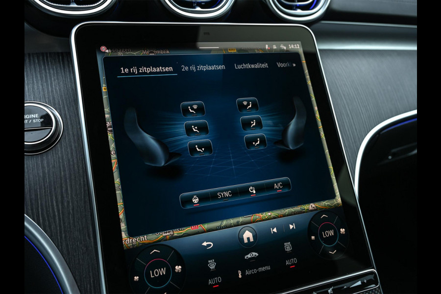 Mercedes-Benz C-Klasse Estate 300 e Business Solution AMG | NL-Auto | Panoramadak | 360 Camera | Burmester | Night-Pakket | Memory Seats | Head-Up | ACC | Ambiance Interieur | Stuurverwarming |