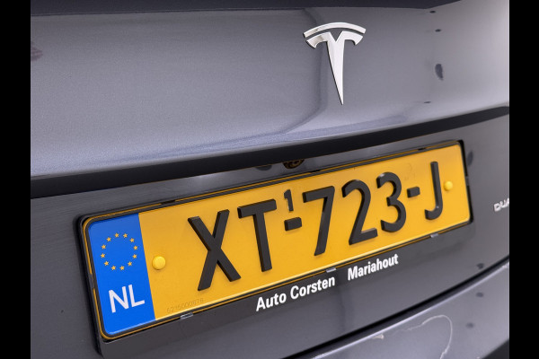Tesla Model 3 Long Range AWD 75kWh 463PK Full Self Driving Ivoor Interieur All-Season banden Privacy Glas Premium Audio Panoramadak Navi Camer Lmv Leder Memory Elek.Stoelen Achterbank+Stoelverwarming Keyless Wifi Origineel Nederlandse Particuliere Auto Fabrieksgarantie op Accu en motor tot 25-3-2027/192.000KM