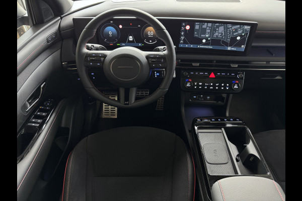 Hyundai Tucson NIEUWE AUTO 1.6 T-GDI PHEV N-LINE 360CAM ELEK.KLEP ELEK.STOEL MET GEHEUGEN VERWARMD/KOELING SUBWOOFER 19" LMV ZWARTE HEMEL STUUR PLUG IN HYBRIDE