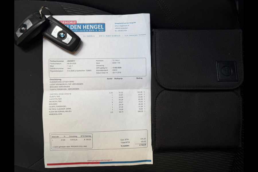 BMW 1-serie 118i |BMW ONDERHOUDEN|CARPLAY|AUTOMAAT|CRUISE CONTROL|PDC|NAP|NL AUTO|