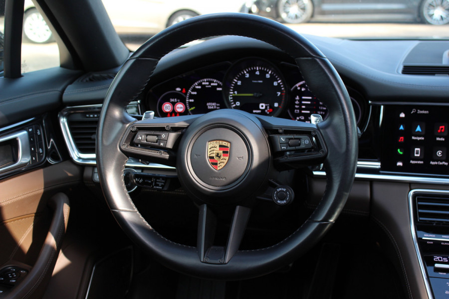 Porsche Panamera Sport Turismo 2.9 4 E-Hybrid / Panoramadak / 360Camera / Head-up / Softclose / Sportdesign+Chrono / 21'' / Sportuitlaat / Bose / Keyless / Stoelverwarming 4x / Stoelventilatie / Stuurverwarming / Dodehoek / DAB / ACC