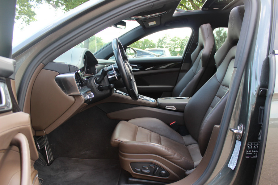 Porsche Panamera Sport Turismo 2.9 4 E-Hybrid / Panoramadak / 360Camera / Head-up / Softclose / Sportdesign+Chrono / 21'' / Sportuitlaat / Bose / Keyless / Stoelverwarming 4x / Stoelventilatie / Stuurverwarming / Dodehoek / DAB / ACC