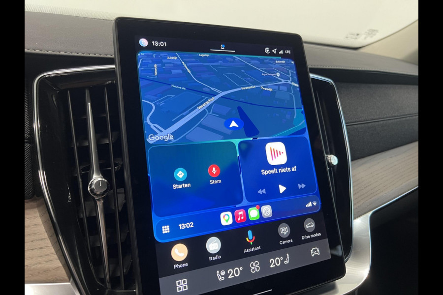 Volvo XC90 2.0 T8 Plug-in hybrid AWD Plus Dark 7 persoons Navigatie Apple Carplay/Android Auto 360 Camera Parkeersensoren Adaptive Cruise Control Full LED Stoel- en stuurverwarming Memory stoelen Climate Control Lichtmetalen velgen