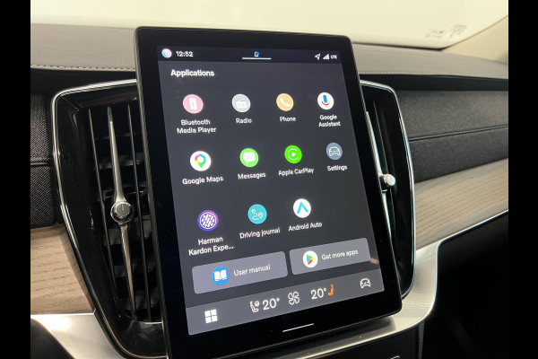 Volvo XC90 2.0 T8 Plug-in hybrid AWD Plus Dark 7 persoons Navigatie Apple Carplay/Android Auto 360 Camera Parkeersensoren Adaptive Cruise Control Full LED Stoel- en stuurverwarming Memory stoelen Climate Control Lichtmetalen velgen