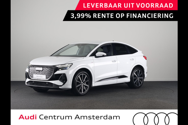 Audi Q4 Sportback e-tron 45 S edition Competition 82 kWh 286 pk | Assistentiepakket plus | Trekhaak | Ambient lichtpakket | Optiekpakket zwart plus |