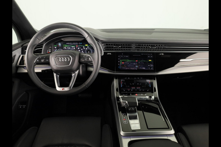 Audi Q7 60 TFSI e quattro Pro Line S Competition 490 pk | Head Up Display | Panoramadak | Elektr. trekhaak | Rondomzicht camera | B&O Soundsystem | Stoelverwarming v/a |  Laser Led koplampen