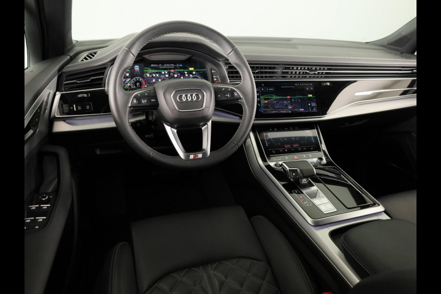 Audi Q7 60 TFSI e quattro Pro Line S Competition 490 pk | Head Up Display | Panoramadak | Elektr. trekhaak | Rondomzicht camera | B&O Soundsystem | Stoelverwarming v/a |  Laser Led koplampen