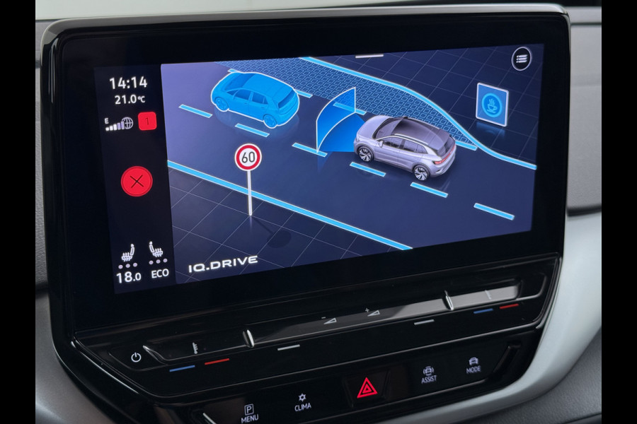 Volkswagen ID.4 First 82kWh SOH 92% Stuur+Stoelverwarming Camera Adap.Cruise Apple Carplay/Android Auto Navi Ecc Geluidsisolerend glas DAB Lmv 20" Front assist Rijstrooksensor WiFi