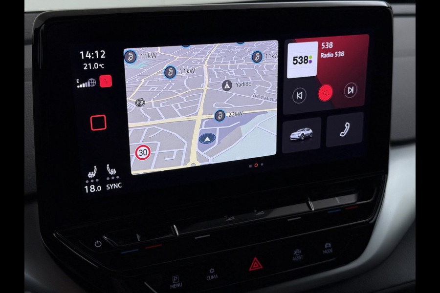 Volkswagen ID.4 First 82kWh SOH 92% Stuur+Stoelverwarming Camera Adap.Cruise Apple Carplay/Android Auto Navi Ecc Geluidsisolerend glas DAB Lmv 20" Front assist Rijstrooksensor WiFi