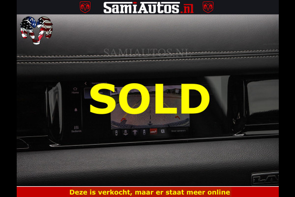 Dodge Ram NIGHT PREMIUM | 426PK | STRIPING | LUCHTVERING | HUD | PANO | 360 CAM | Full Option | LIMITED WHEELS | De Meest Luxe Pick-Up in  Comfortabele Dubbele Cabine met Royale 5 Zitplaatsen | EERSTE EIGENAAR | SMOKE PACK | BOM VOL |