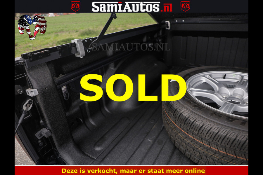 Dodge Ram NIGHT PREMIUM | 426PK | STRIPING | LUCHTVERING | HUD | PANO | 360 CAM | Full Option | LIMITED WHEELS | De Meest Luxe Pick-Up in  Comfortabele Dubbele Cabine met Royale 5 Zitplaatsen | EERSTE EIGENAAR | SMOKE PACK | BOM VOL |