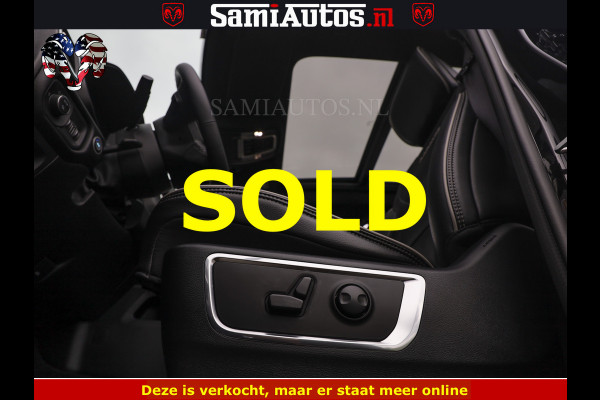 Dodge Ram NIGHT PREMIUM | 426PK | STRIPING | LUCHTVERING | HUD | PANO | 360 CAM | Full Option | LIMITED WHEELS | De Meest Luxe Pick-Up in  Comfortabele Dubbele Cabine met Royale 5 Zitplaatsen | EERSTE EIGENAAR | SMOKE PACK | BOM VOL |