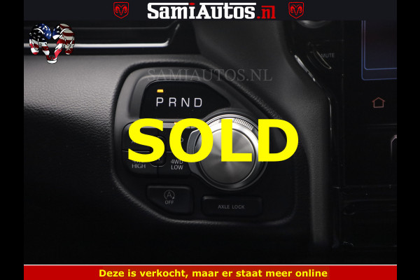 Dodge Ram NIGHT PREMIUM | 426PK | STRIPING | LUCHTVERING | HUD | PANO | 360 CAM | Full Option | LIMITED WHEELS | De Meest Luxe Pick-Up in  Comfortabele Dubbele Cabine met Royale 5 Zitplaatsen | EERSTE EIGENAAR | SMOKE PACK | BOM VOL |