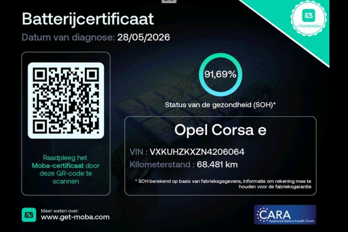 Opel CORSA-E Edition 50 kWh 92% CARPLAY|Rijassistent|Cruise controle