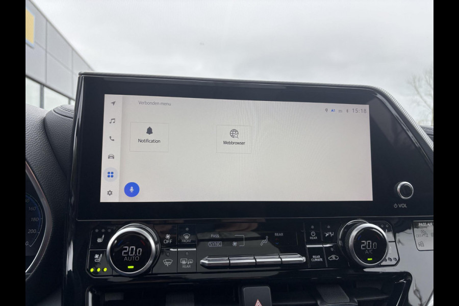 Toyota highlander 2.5 AWD Hybrid Premium 247 PK | 7 Persoons | Panoramadak | 360 graden camera | JBL audio | Head up Display | Stoelverwarming | Achterbank verwarmd | 2 Sets wielen