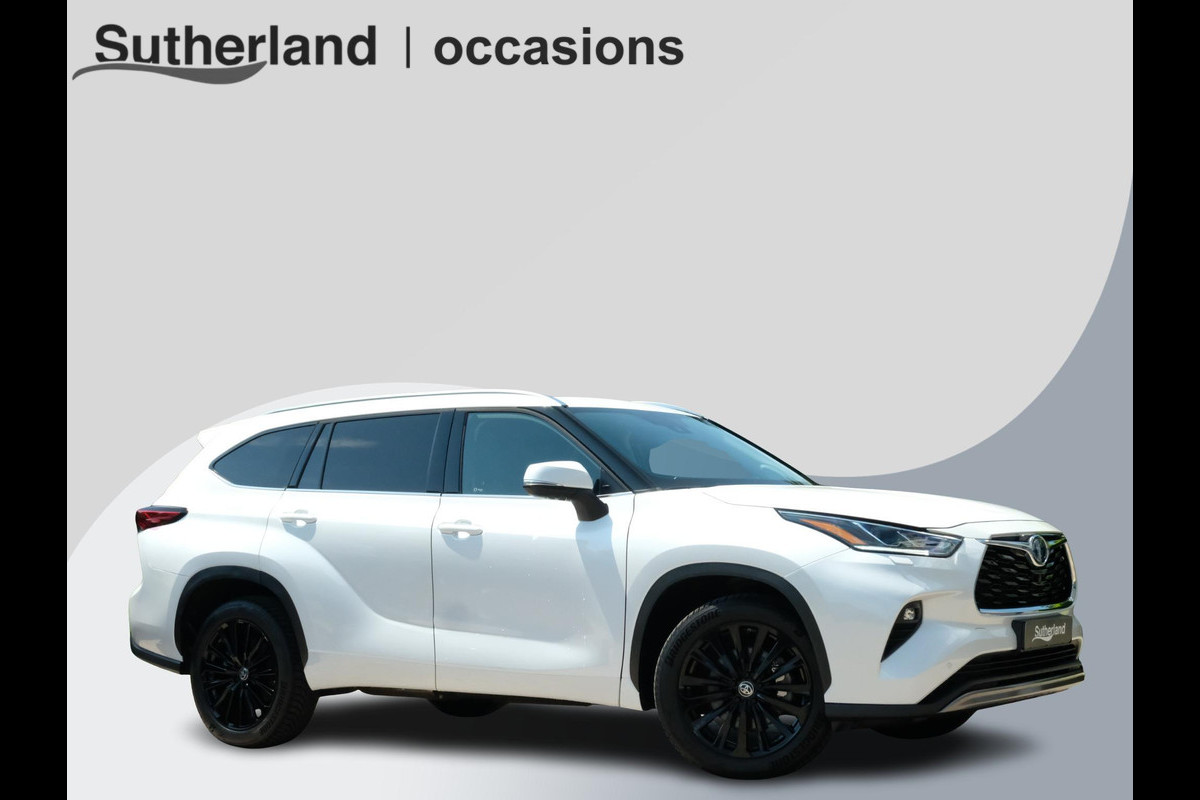 Toyota highlander 2.5 AWD Hybrid Premium 247 PK | 7 Persoons | Panoramadak | 360 graden camera | JBL audio | Head up Display | Stoelverwarming | Achterbank verwarmd | 2 Sets wielen