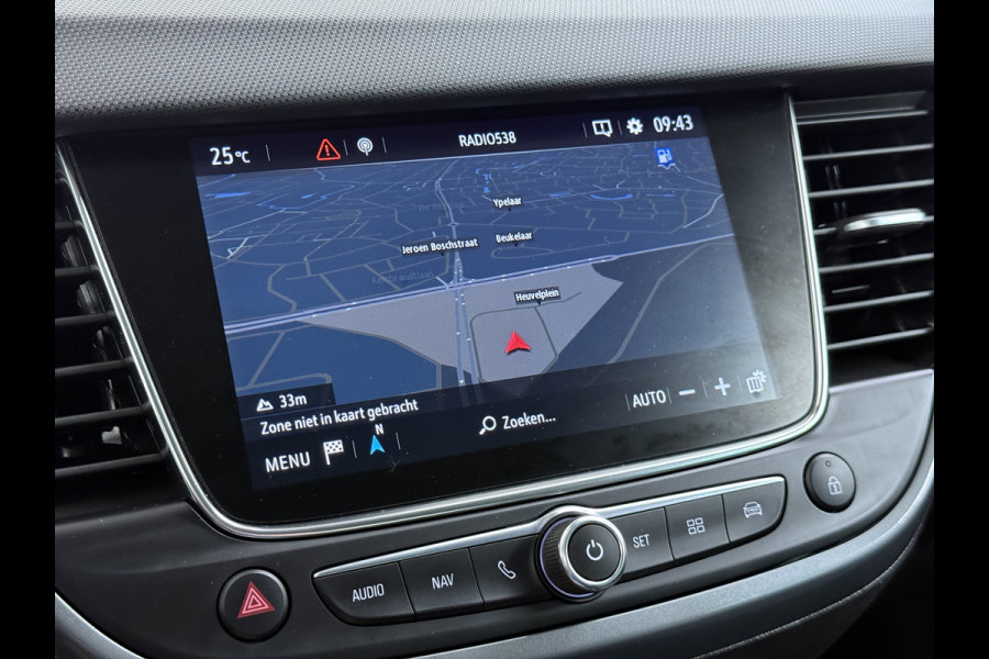 Opel Crossland 1.2T 131PK Automaat Stoel+Stuurverwarming AGR-Comfort Stoel 360°Camera Apple Carplay Android Auto Navi EccElegance Cruise Control Pdc Isofix DAB Bluetooth Lane Assist Led Lmv Regen-Lichtsensor