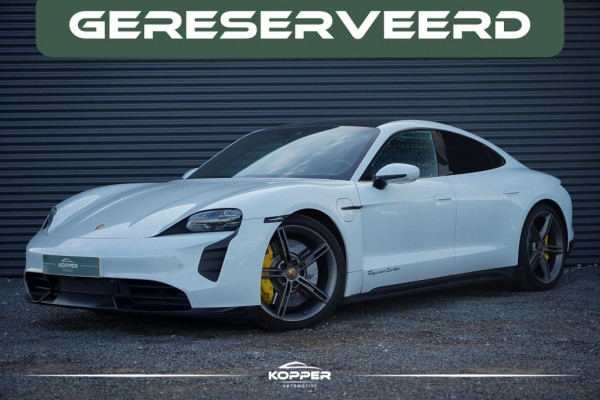 Porsche Taycan Turbo 93 kWh / 4Wiel Sturing / Pano / Passenger Display / Coated Brakes / Incl BTW