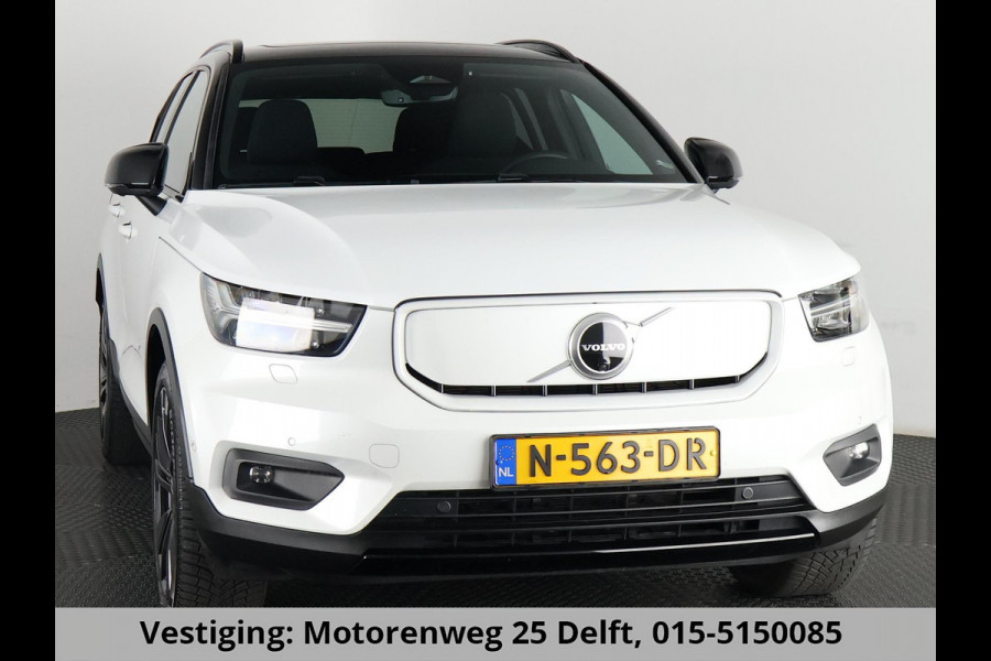Volvo XC40 RECHARGE TWIN PRO AWD SOD ACCU 93% GARANTIE 9-2031 SCHUIF/ PANORAMADAK. WARMTEPOMP. DIGITAAL DASHBOARD.