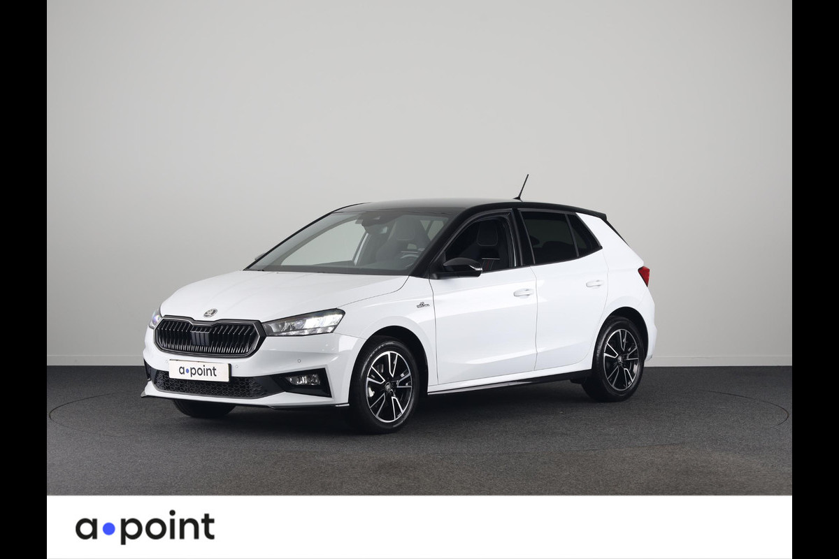 Škoda Fabia 1.0 TSI Monte Carlo 115 pk Automaat (DSG) | Verlengde garantie | Navigatie via App | Parkeersensoren | Achteruitrijcamera | Adaptieve cruise control | Stoelverwarming |
