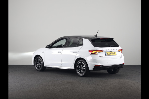 Škoda Fabia 1.0 TSI Monte Carlo 115 pk Automaat (DSG) | Verlengde garantie | Navigatie via App | Parkeersensoren | Achteruitrijcamera | Adaptieve cruise control | Stoelverwarming |
