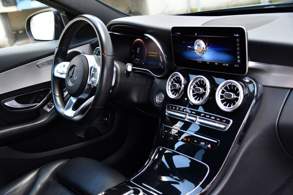 Mercedes-Benz C-Klasse 200 Premium Plus AMG Virtual, Cruise, Carplay, Stoelverwarming, Sfeer, Camera, 184pk, LED, Leder, Uniek!