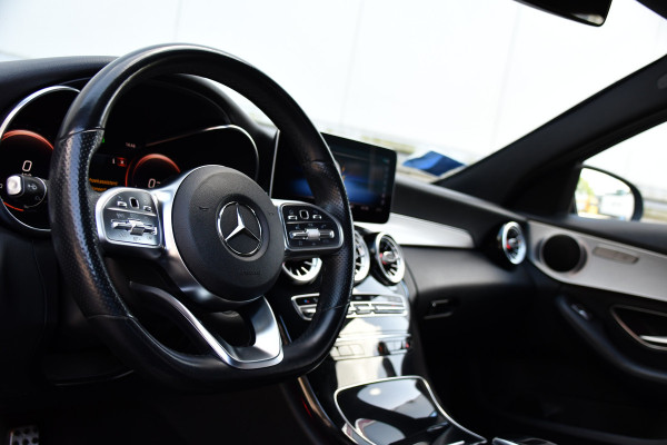 Mercedes-Benz C-Klasse 200 Premium Plus AMG Virtual, Cruise, Carplay, Stoelverwarming, Sfeer, Camera, 184pk, LED, Leder, Uniek!