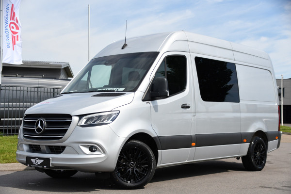 Mercedes-Benz Sprinter 316 2.2 CDI L2H2 DC PB Edition Adaptieve Cruise, Camera, Carplay, LED, 164pk, Stoelverwarming, Trekhaak, Automaat, 10,5'' Mbux, Standkachel, Uniek!