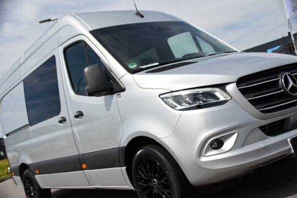Mercedes-Benz Sprinter 316 2.2 CDI L2H2 DC PB Edition Adaptieve Cruise, Camera, Carplay, LED, 164pk, Stoelverwarming, Trekhaak, Automaat, 10,5'' Mbux, Standkachel, Uniek!