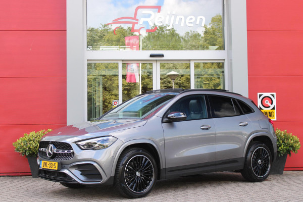 Mercedes-Benz GLA 250 e AMG Line | PANORAMISCH SCHUIF/KANTEL DAK | SFEER VERLICHTING | ELEKTRISCH BEDIENBARE VOORSTOELEN MET GEHEUGENFUNCTIE EN "ZITKINEMATICA" | DRAADLOZE APPLE CARPLAY/ANDROID AUTO | NIGHT PAKKET: DAKRELING ZWART, ZIJRUITEN EN ACHTERRUITEN ZWART, LICHTMETALEN VELGEN 19" ZWART | HEAD UP DISPLAY | REALITY-NAVIGATIE  | 360° CAMERA | MULTI BEAM LED KOPLAMPEN | DODEHOEK DETECTIE | ADAPTIVE CRUISE CONTROL | KEYLESS GO | ELEKTRISCH BEDIENBARE ACHTERKLEP | DRAADLOZE TELEFOONLADER | PREMIUM AUDIO | STOEL VERWARMING |