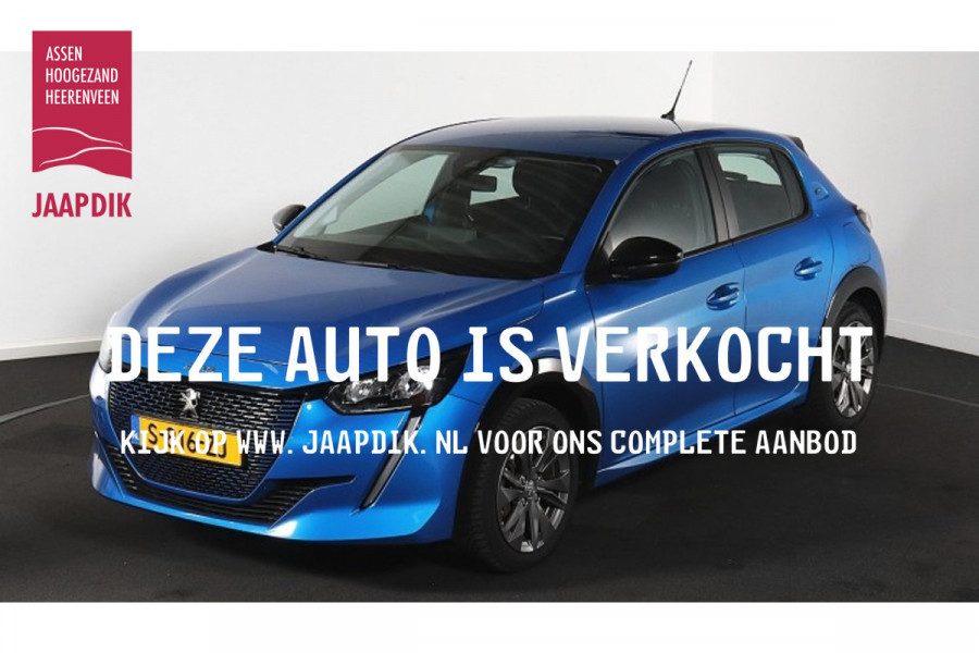 Peugeot e-208 BWJ 2023 | SOH 96% EV 136PK Ac Pack 50 kWh | NAVI | CLIMA | CARPLAY | LICHTMETAAL | PDC | CRUISE |