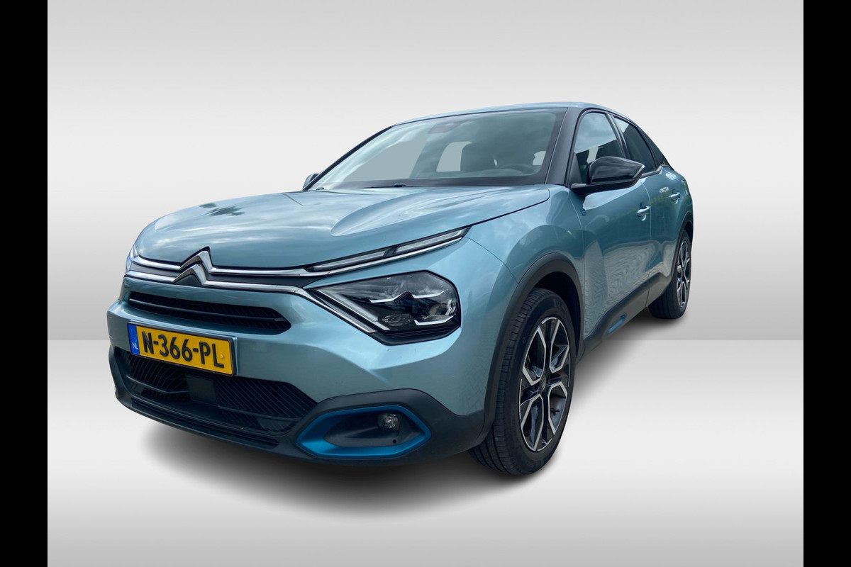 Citroën Ë-C4 Feel Pack 50 kWh / Camera / Head-up / Keyless / CarPlay / 18'' / Dodehoek / DAB / Cruise Control / Full-LED