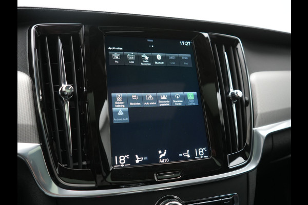 Volvo V90 T8 AWD Inscription PHEV 394pk Dealer O.H. | Trekhaak Af Fabriek | Panodak | Adaptive Cruise | Harman / Kardon | Head Up | Camera | Lederen Sportstoelen Massage & Ventilatie & Memory | Apple Carplay | Stuur Verwarmd | Blis | Plug In Hybrid |