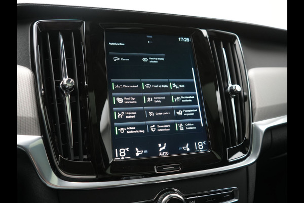 Volvo V90 T8 AWD Inscription PHEV 394pk Dealer O.H. | Trekhaak Af Fabriek | Panodak | Adaptive Cruise | Harman / Kardon | Head Up | Camera | Lederen Sportstoelen Massage & Ventilatie & Memory | Apple Carplay | Stuur Verwarmd | Blis | Plug In Hybrid |