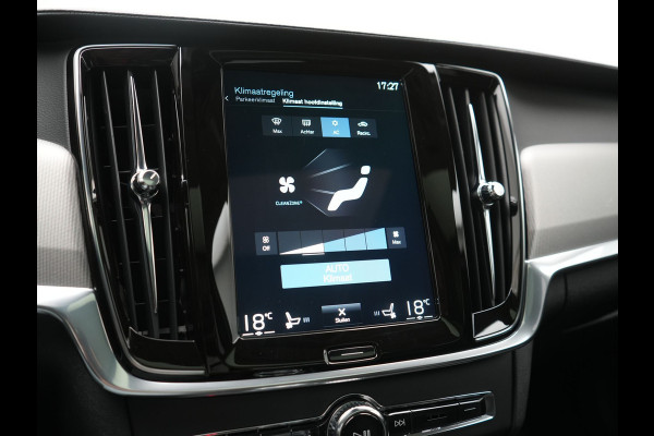 Volvo V90 T8 AWD Inscription PHEV 394pk Dealer O.H. | Trekhaak Af Fabriek | Panodak | Adaptive Cruise | Harman / Kardon | Head Up | Camera | Lederen Sportstoelen Massage & Ventilatie & Memory | Apple Carplay | Stuur Verwarmd | Blis | Plug In Hybrid |