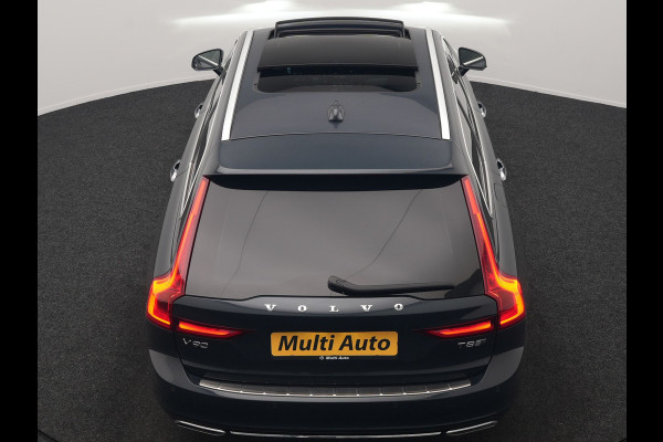 Volvo V90 T8 AWD Inscription PHEV 394pk Dealer O.H. | Trekhaak Af Fabriek | Panodak | Adaptive Cruise | Harman / Kardon | Head Up | Camera | Lederen Sportstoelen Massage & Ventilatie & Memory | Apple Carplay | Stuur Verwarmd | Blis | Plug In Hybrid |