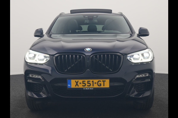BMW X4 M40i M Sport 354pk | Trekhaak Af Fabriek | Panodak | Head Up | Adaptive Cruise | 360 Camera | Adaptief Onderstel | Lederen Sportstoelen Memory & Verwarmd | 21"L.M | Keyless | Blis | Sfeerverlichting | Apple Carplay |