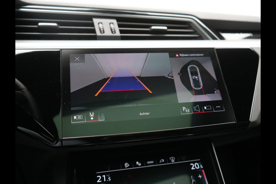 Audi Q8 e-tron 55 Quattro S Edition 114 kWh 408pk Dealer O.H. | Panodak | Luchtvering | Adaptive Cruise | Head Up | Bang & Olufsen | 360 Camera | Lederen Sportstoelen Verwarmd | Matrix LED | Keyless | Apple Carplay | Navigatie | DAB |