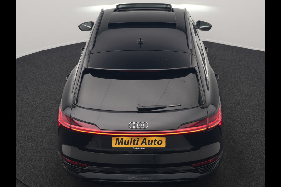 Audi Q8 e-tron 55 Quattro S Edition 114 kWh 408pk Dealer O.H. | Panodak | Luchtvering | Adaptive Cruise | Head Up | Bang & Olufsen | 360 Camera | Lederen Sportstoelen Verwarmd | Matrix LED | Keyless | Apple Carplay | Navigatie | DAB |